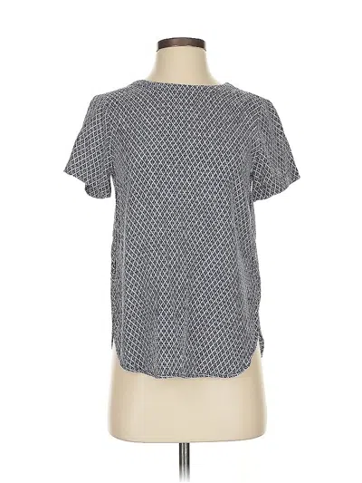 Pre-owned Michael Michael Kors Short Sleeve Top Gray Crew Neck Tops