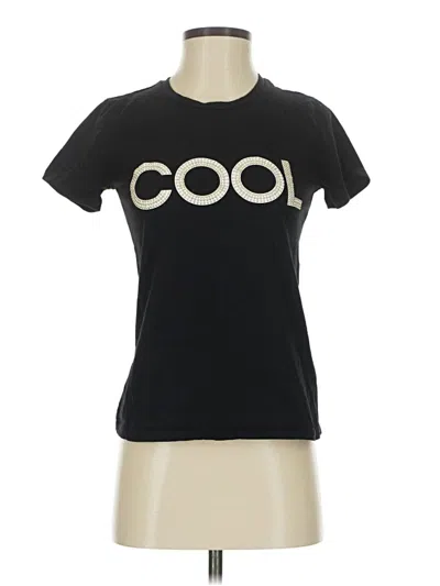 Pre-owned Michael Michael Kors Short Sleeve T-shirt In Black