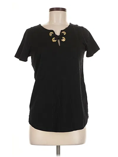 Pre-owned Michael Michael Kors Short Sleeve T-shirt In Black