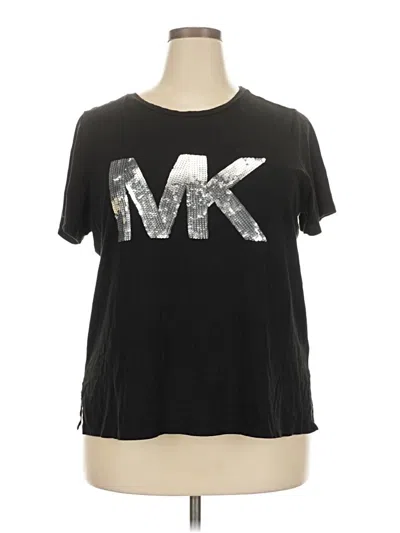 Pre-owned Michael Michael Kors Short Sleeve T-shirt In Black