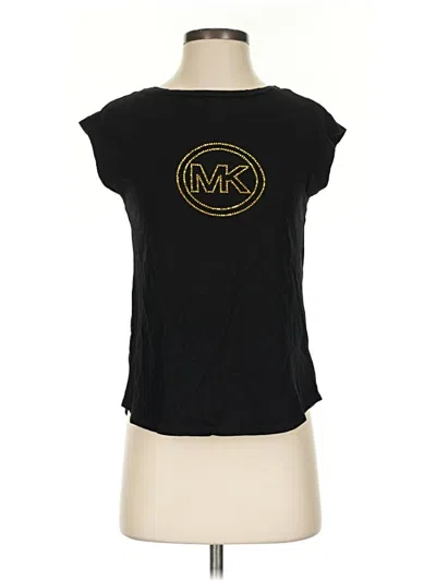 Pre-owned Michael Michael Kors Short Sleeve T-shirt In Black