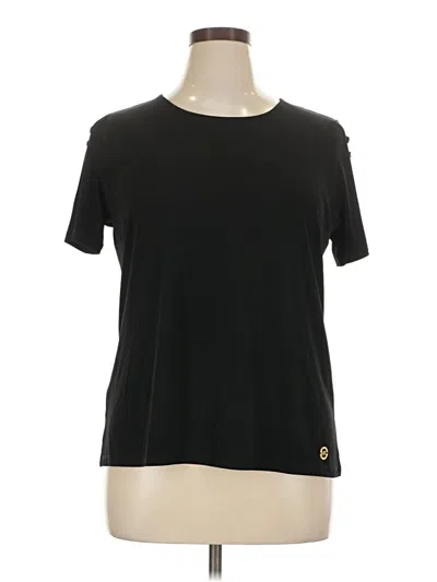 Michael Michael Kors Short Sleeve T-shirt In Black