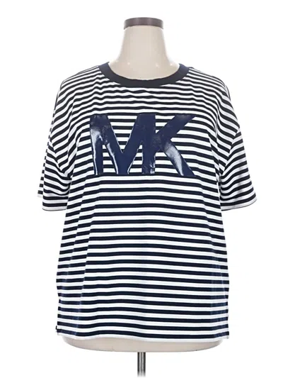 Michael Michael Kors Short Sleeve T-shirt In Blue