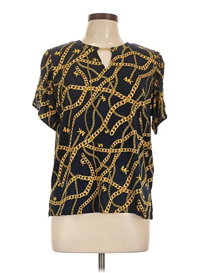 Pre-owned Michael Michael Kors Short Sleeve T-shirt In Gold