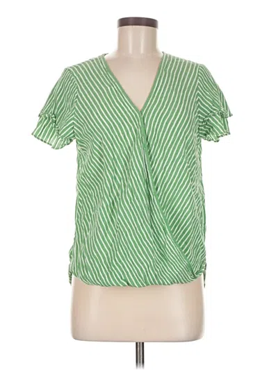 Pre-owned Michael Michael Kors Short Sleeve T-shirt In Green
