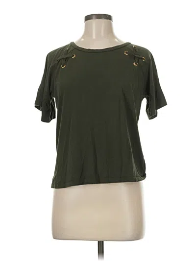 Pre-owned Michael Michael Kors Short Sleeve T-shirt In Green