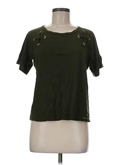 Pre-owned Michael Michael Kors Short Sleeve T-shirt In Green