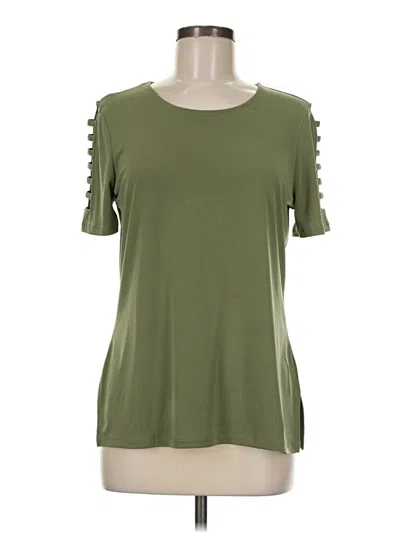 Pre-owned Michael Michael Kors Short Sleeve T-shirt In Green