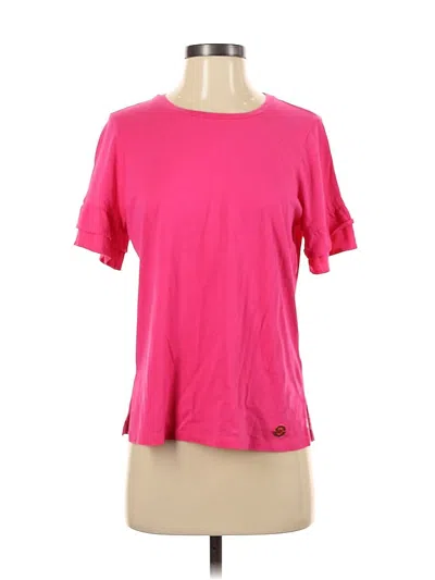 Pre-owned Michael Michael Kors Short Sleeve T-shirt In Pink