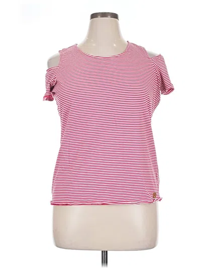 Pre-owned Michael Michael Kors Short Sleeve T-shirt In Pink