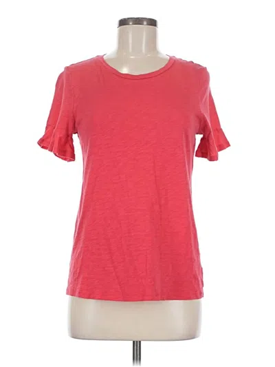 Pre-owned Michael Michael Kors Short Sleeve T-shirt In Red