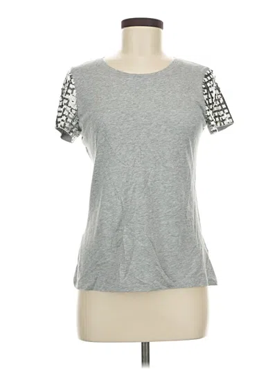 Pre-owned Michael Michael Kors Short Sleeve T-shirt In Silver
