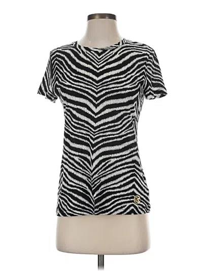 Pre-owned Michael Michael Kors Short Sleeve T-shirt In Silver