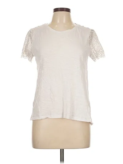 Pre-owned Michael Michael Kors Short Sleeve T-shirt In White