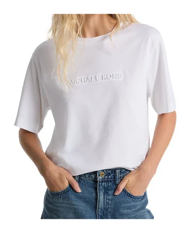 Michael Michael Kors Short-sleeved T-shirt In White