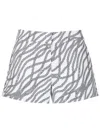 Michael Michael Kors Chain-print Cotton Shorts In Multi