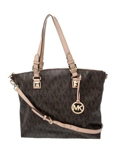 Pre-owned Michael Michael Kors Shoulder Bag In Brown