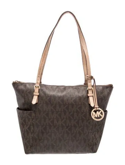 Pre-owned Michael Michael Kors Shoulder Bag In Brown