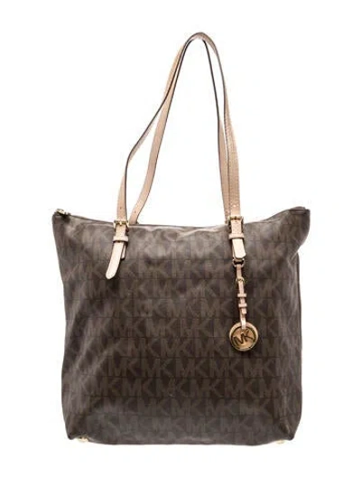 Pre-owned Michael Michael Kors Shoulder Bag In Brown