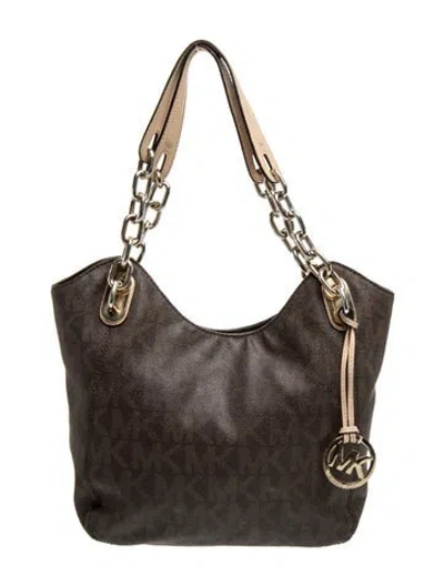 Pre-owned Michael Michael Kors Shoulder Bag In Brown
