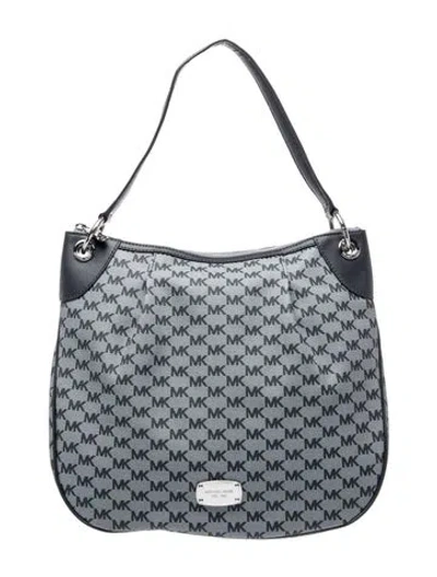 Pre-owned Michael Michael Kors Shoulder Bag In Gray