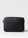 Michael Michael Kors Ginny Leather Crossbody Bag In Black