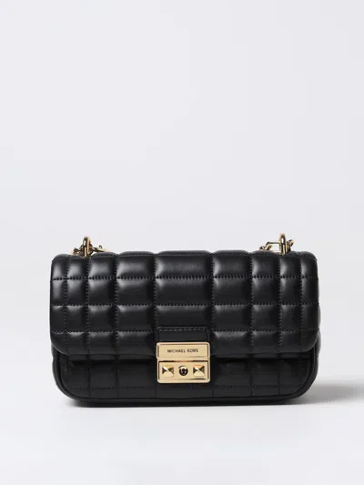 Michael Michael Kors Tribeca Quilted Leather Shoulder Bag In Black