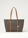 Michael Michael Kors Logo-print Tote Bag In Brown