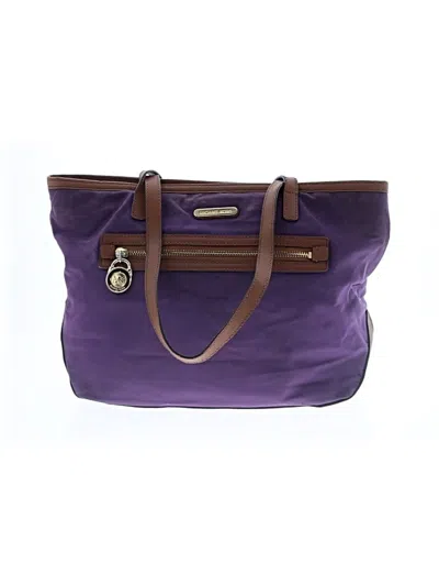 Pre-owned Michael Michael Kors Shoulder Bag In Purple