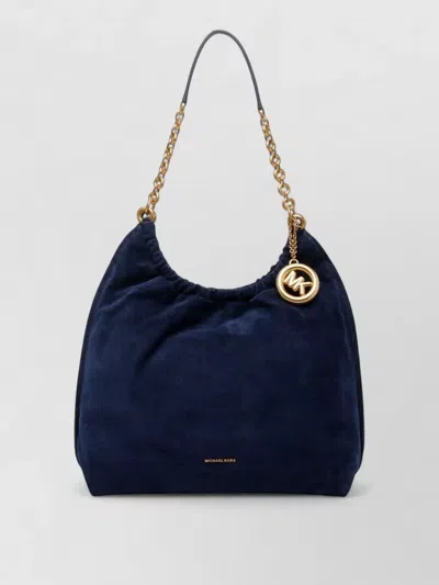 Michael Michael Kors Shoulder Bag Slouchy Silhouette Chain Strap In Blue