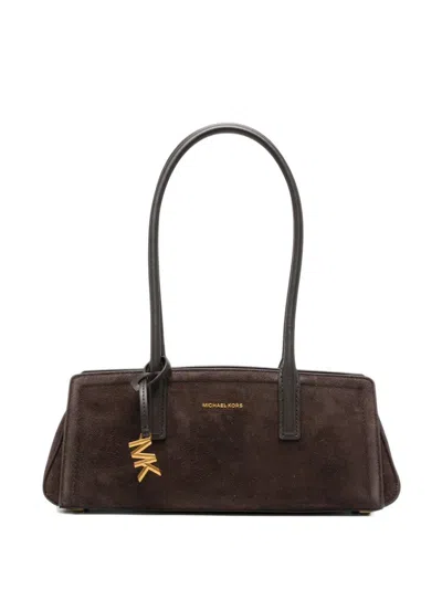 Michael Michael Kors Shoulder Bag Small Sm Bw Shoulder Tote Bag In Brown