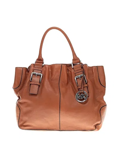 Pre-owned Michael Michael Kors Shoulder Bag In Tan