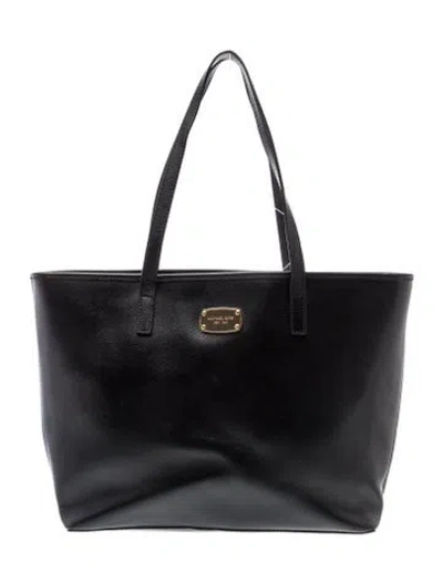 Pre-owned Michael Michael Kors Signature Shoulder Bag In Black