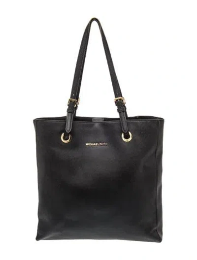 Pre-owned Michael Michael Kors Signature Tote In Black