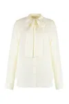 Michael Michael Kors Pussy-bow Collar Button-up Blouse