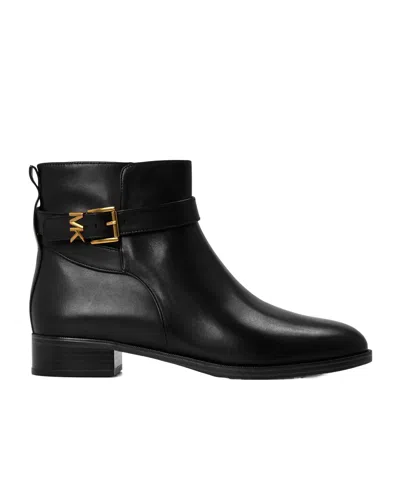 Michael Michael Kors Rachel Buckle-strap Ankle Boots In Black