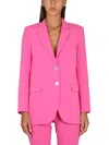 Michael Michael Kors Michael Kors Single-breasted Two-button Blazer In Pink
