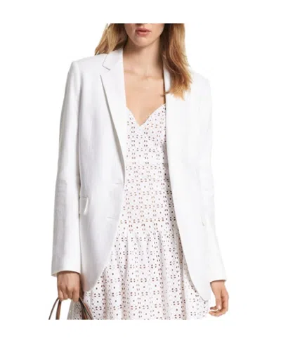 Michael Michael Kors Single-breasted Blazer In White