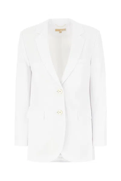 Michael Michael Kors Single-breasted Jacket In White