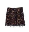 Michael Michael Kors Lace Skirt In Black