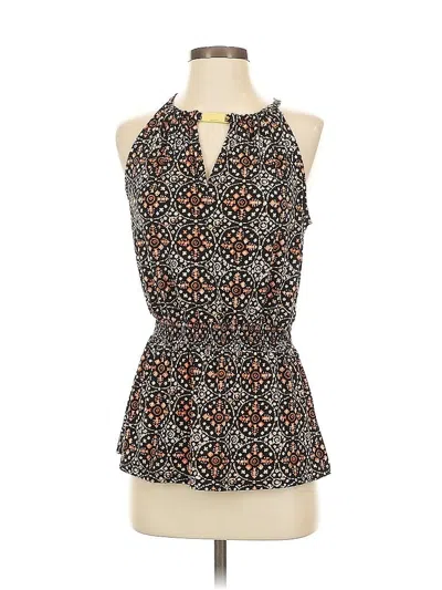 Pre-owned Michael Michael Kors Sleeveless Blouse In Black