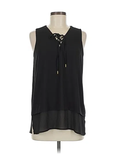 Pre-owned Michael Michael Kors Sleeveless Blouse In Black