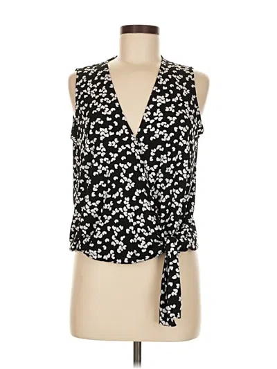 Pre-owned Michael Michael Kors Sleeveless Blouse In Black