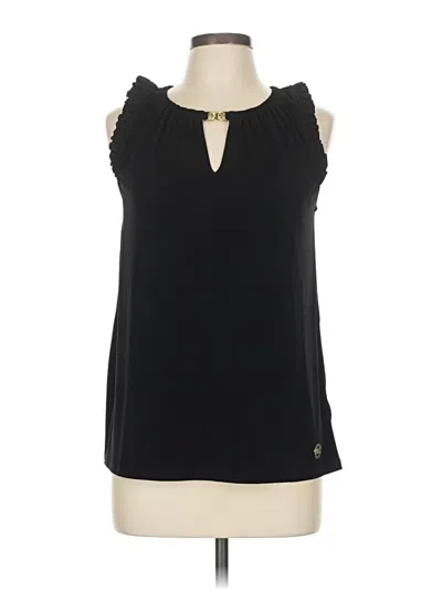 Pre-owned Michael Michael Kors Sleeveless Blouse In Black