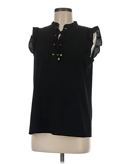 Pre-owned Michael Michael Kors Sleeveless Blouse In Black
