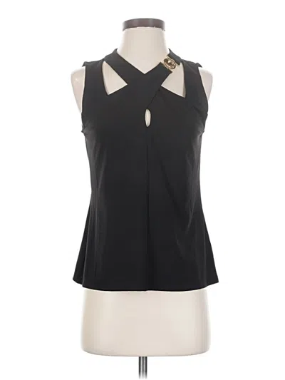Pre-owned Michael Michael Kors Sleeveless Blouse In Black