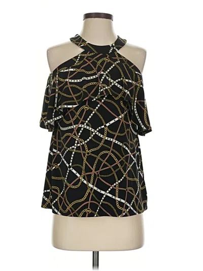 Pre-owned Michael Michael Kors Sleeveless Blouse In Black