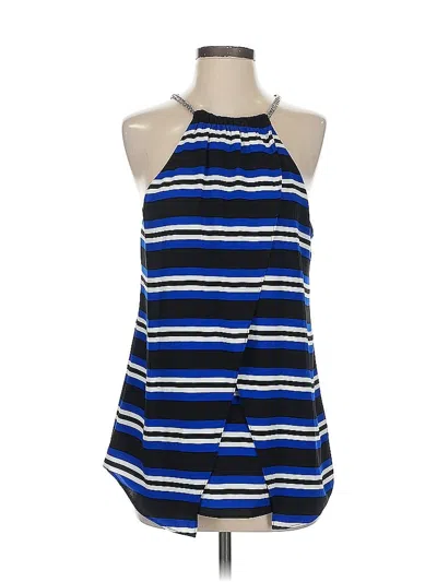 Michael Michael Kors Sleeveless Blouse In Blue