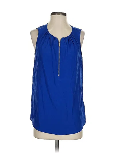 Pre-owned Michael Michael Kors Sleeveless Blouse In Blue