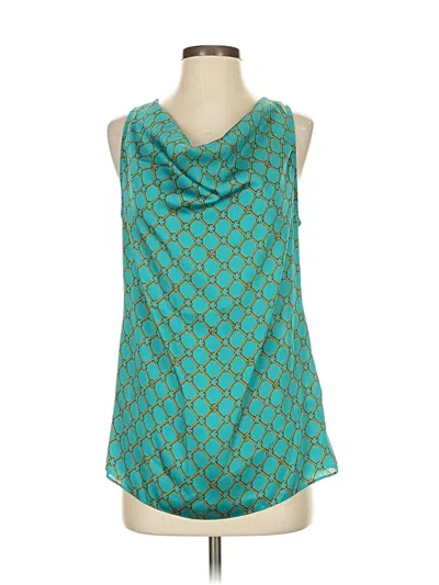 Pre-owned Michael Michael Kors Sleeveless Blouse In Blue